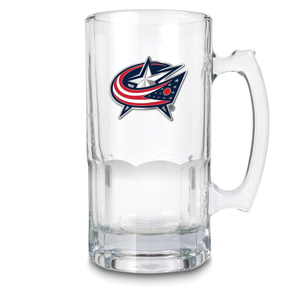 NHL Columbus Bluejackets Glass 32 ounce Macho Mug