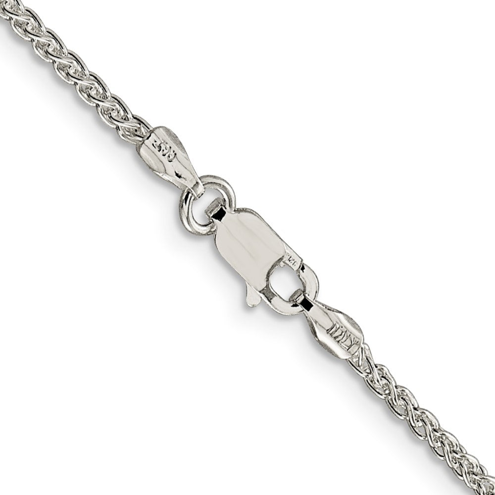 Sterling Silver 1.75mm Round Spiga Chain 28 Inches