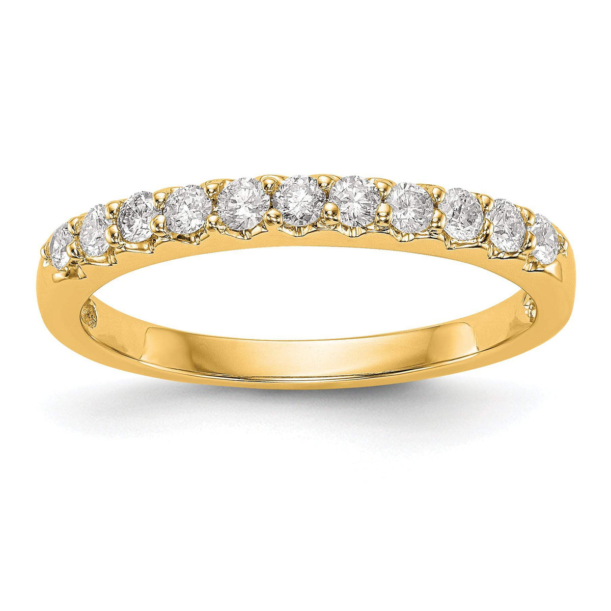 14k 1/3 carat Lab Grown Diamond VS/SI+ G+ Complete Band