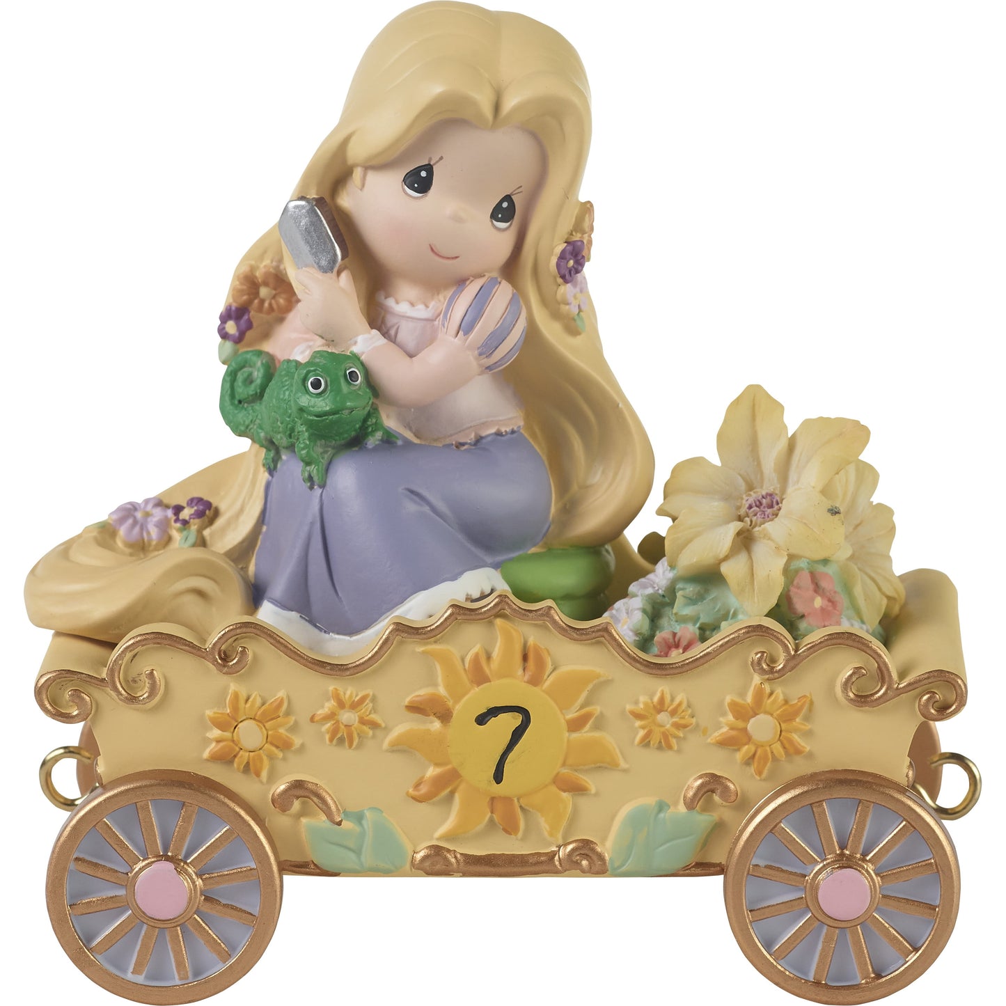 Precious Moments Disney Birthday Parade Rapunzel Age 7 Resin Figurine