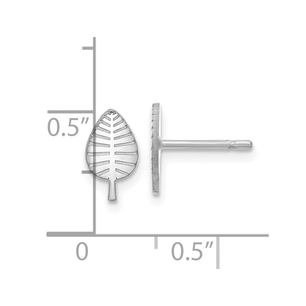 Sterling Silver Dartmouth College Lone Pine Small Earrings