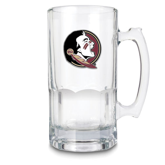 NCAA Florida State University Glass 32 ounce Macho Mug