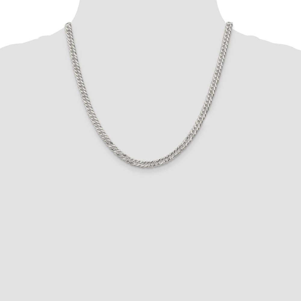 Sterling Silver 5.5mm Rambo Chain 20 Inches