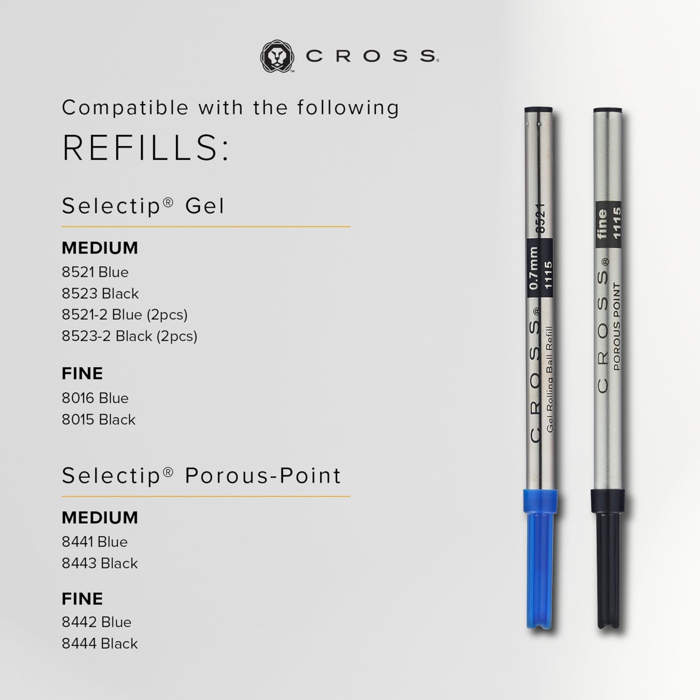 Cross Townsend Refillable Rollerball Pen, Chrome-Plated Appointments, Includes Luxury Gift Box - Lustrous Chrome