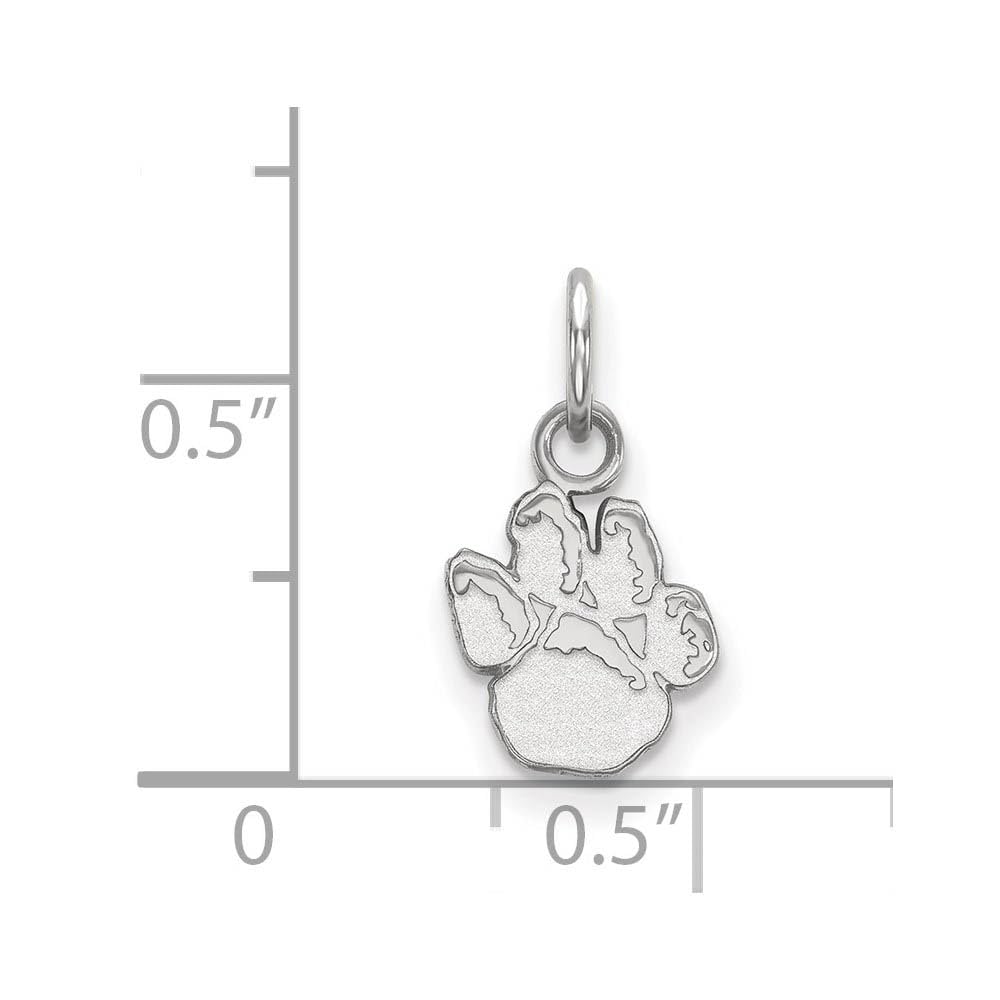 LogoArt Sterling Silver University Of Pittsburgh Xs Pendant Necklace Female Adult