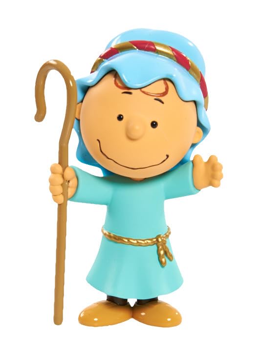 Peanuts Christmas Nativity Figure Set, Decorations and Toys, Kids Toys for Ages 3 up