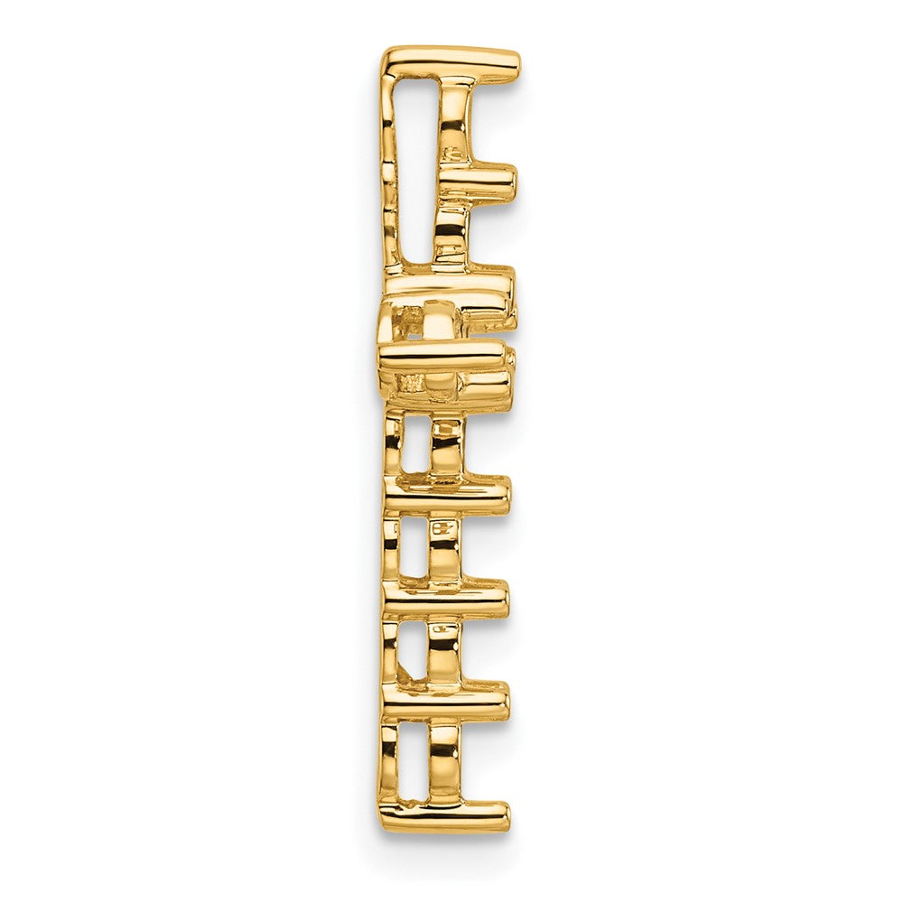 14k Diamond Cross Chain Slide Mounting