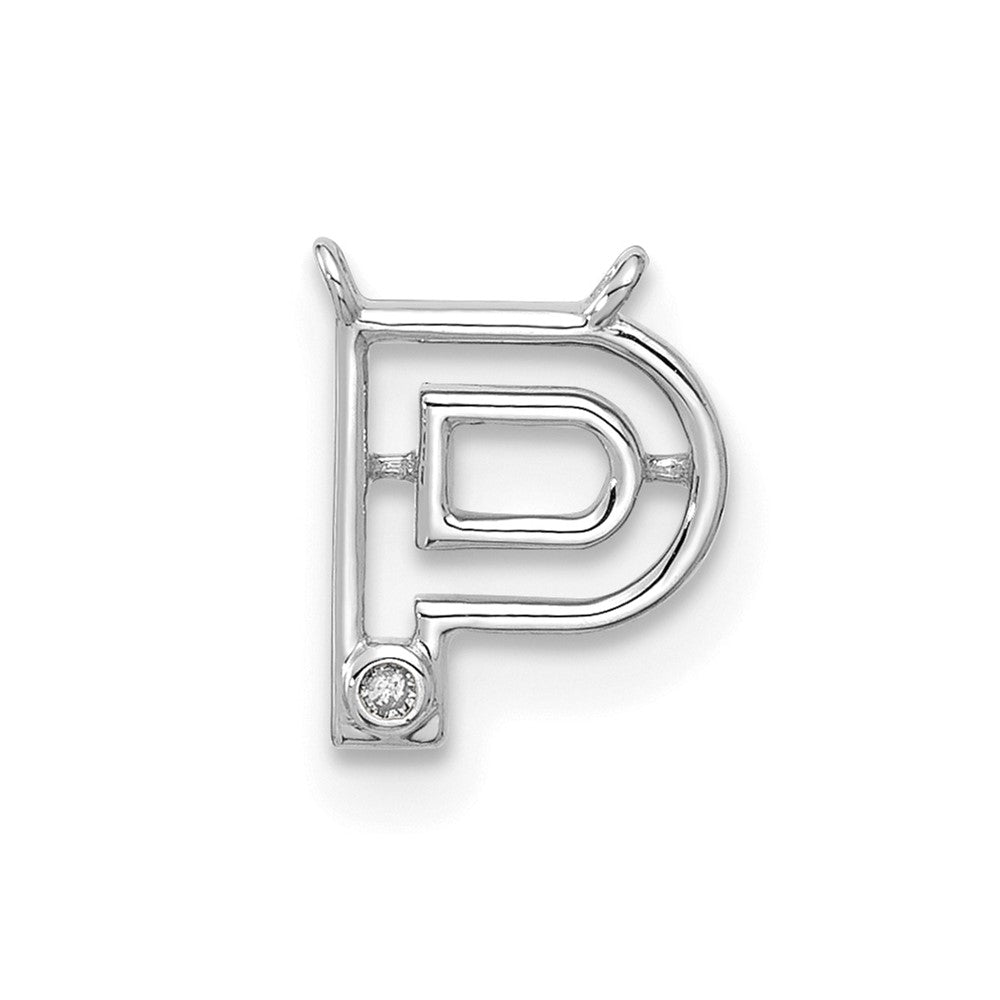 Stella & Dot 10kw Diamond Initial P Charm Element
