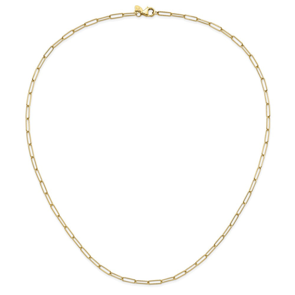 14K Polished Fancy Link Necklace