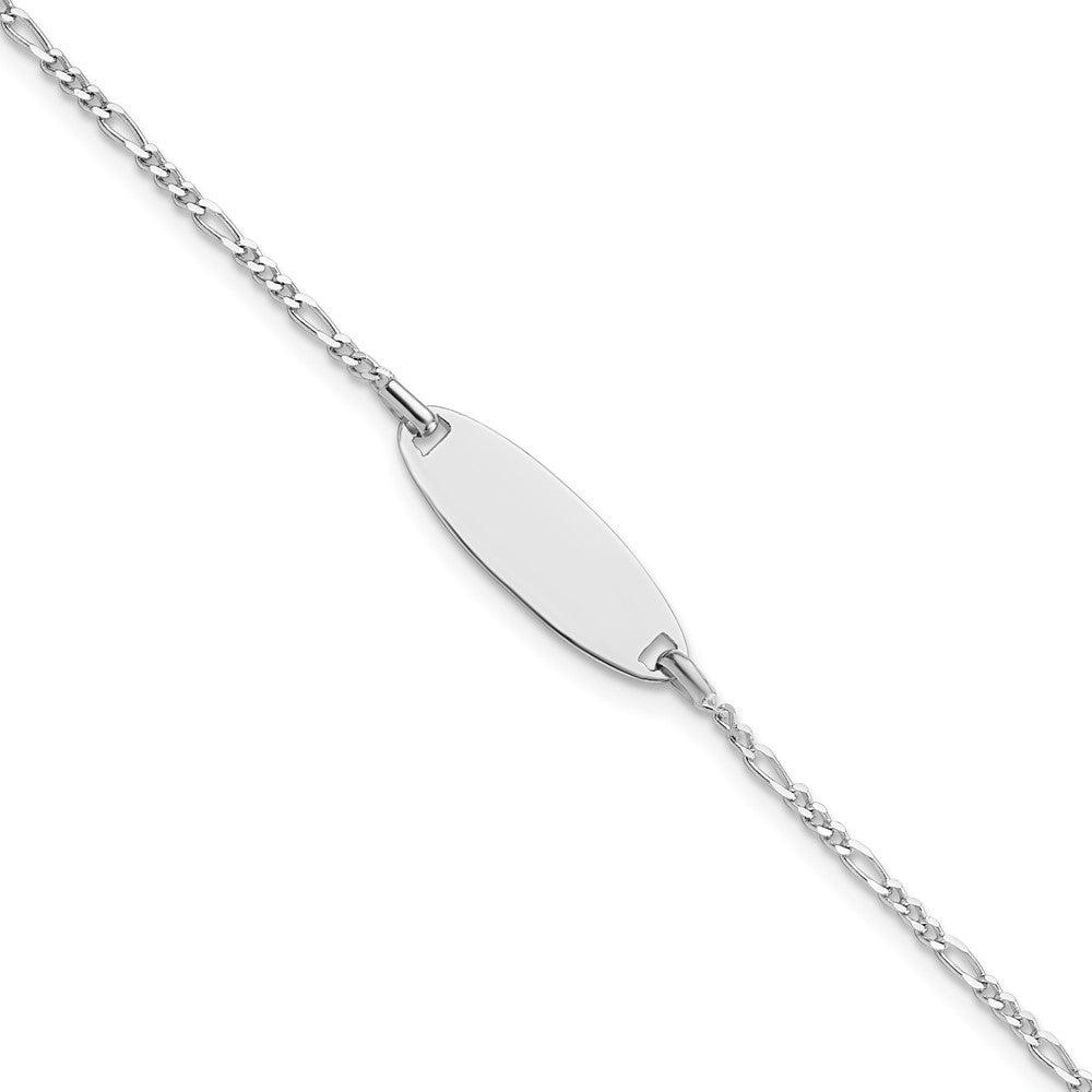 Sterling Silver Polished Childrens 6in ID Bracelet 6 inches