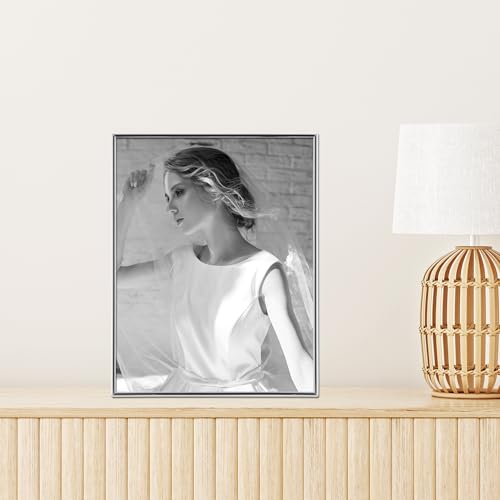 8x10 Simply Silver Metal Picture Frame