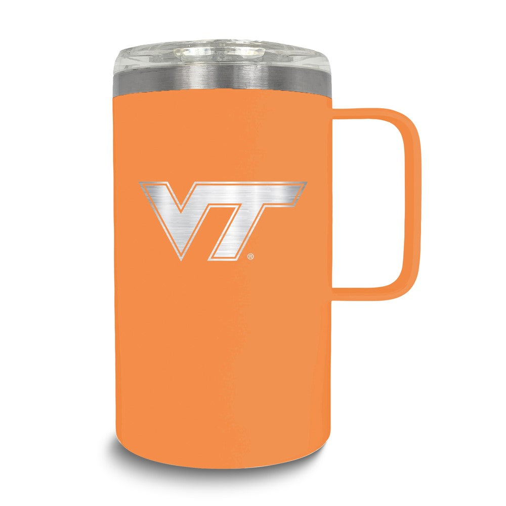 Collegiate Virginia Tech University Stainless Steel 18 oz. Hustle Mug with Lid