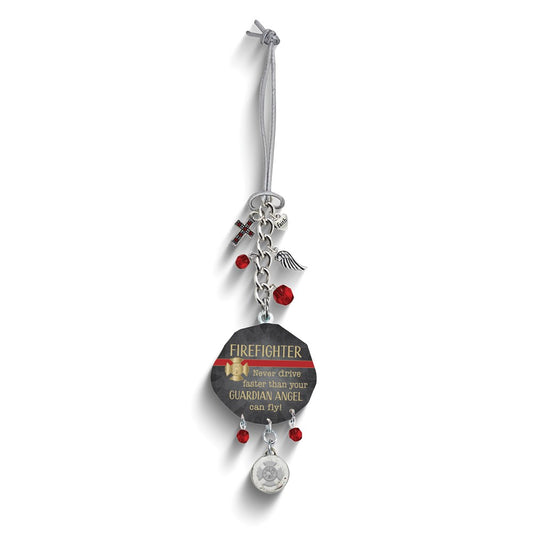 FIREFIGHTER Guardian Angel Car Charm
