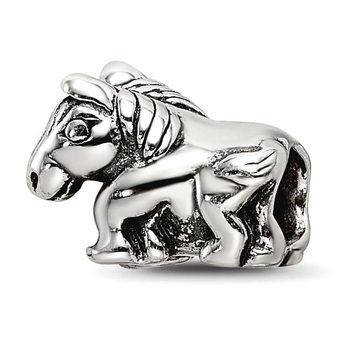 Sterling Silver Reflections Kids Horse Bead