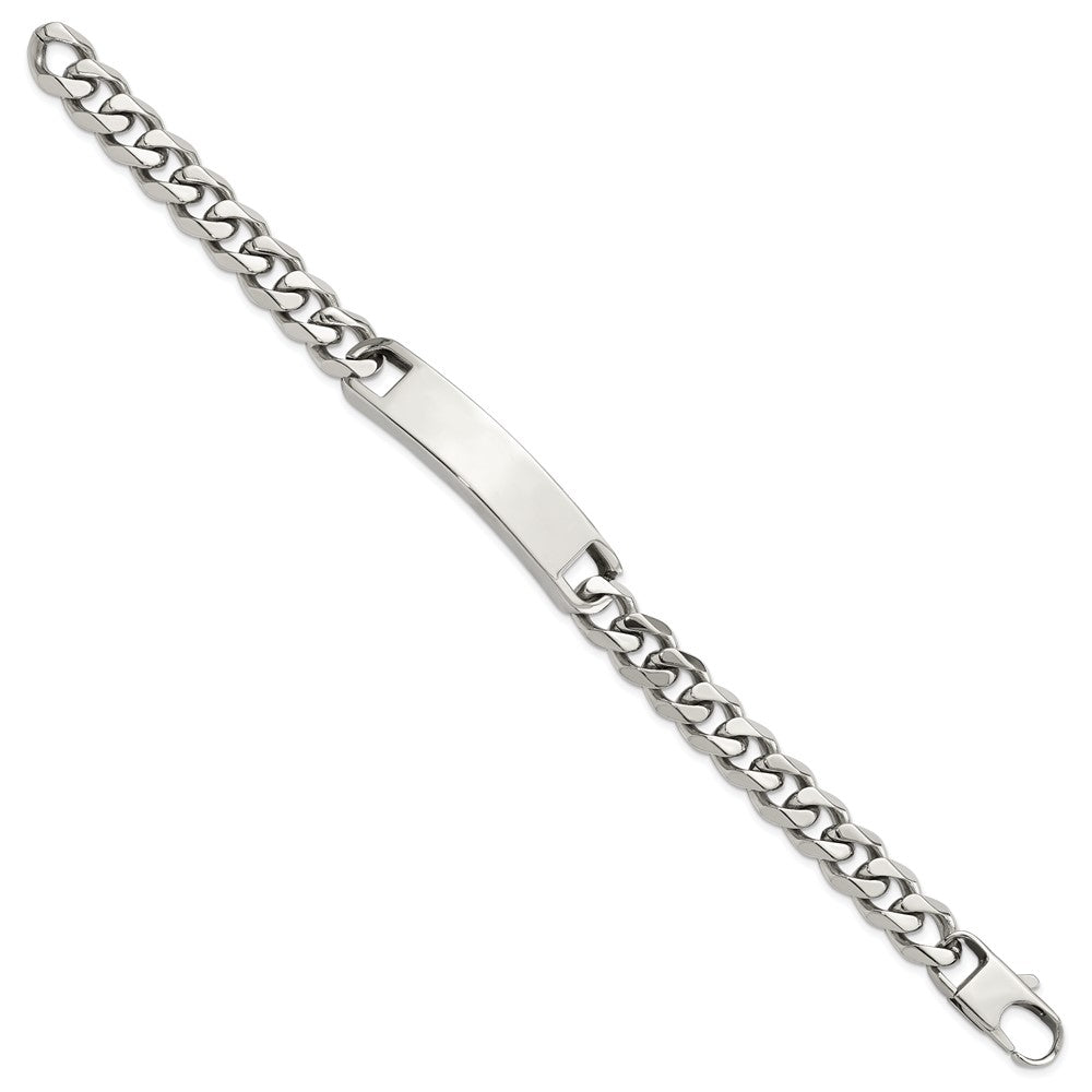 Stainless Steel Polished 8.5in ID Bracelet 8.5 inches