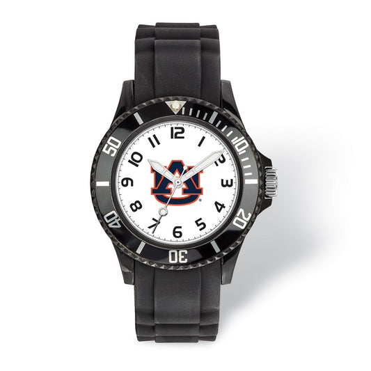 LogoArt Auburn University Scholastic Silicone Strap Quartz Watch QAU170
