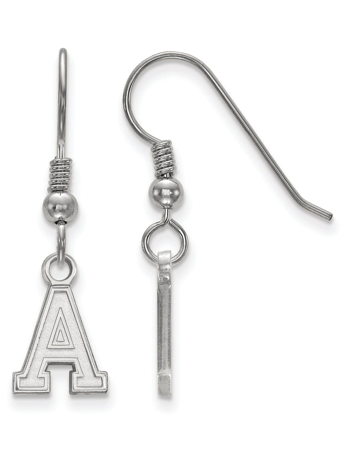 LogoArt Sterling Silver U.s. Military Academy Xs Dangle Earrings Wire Female Adult