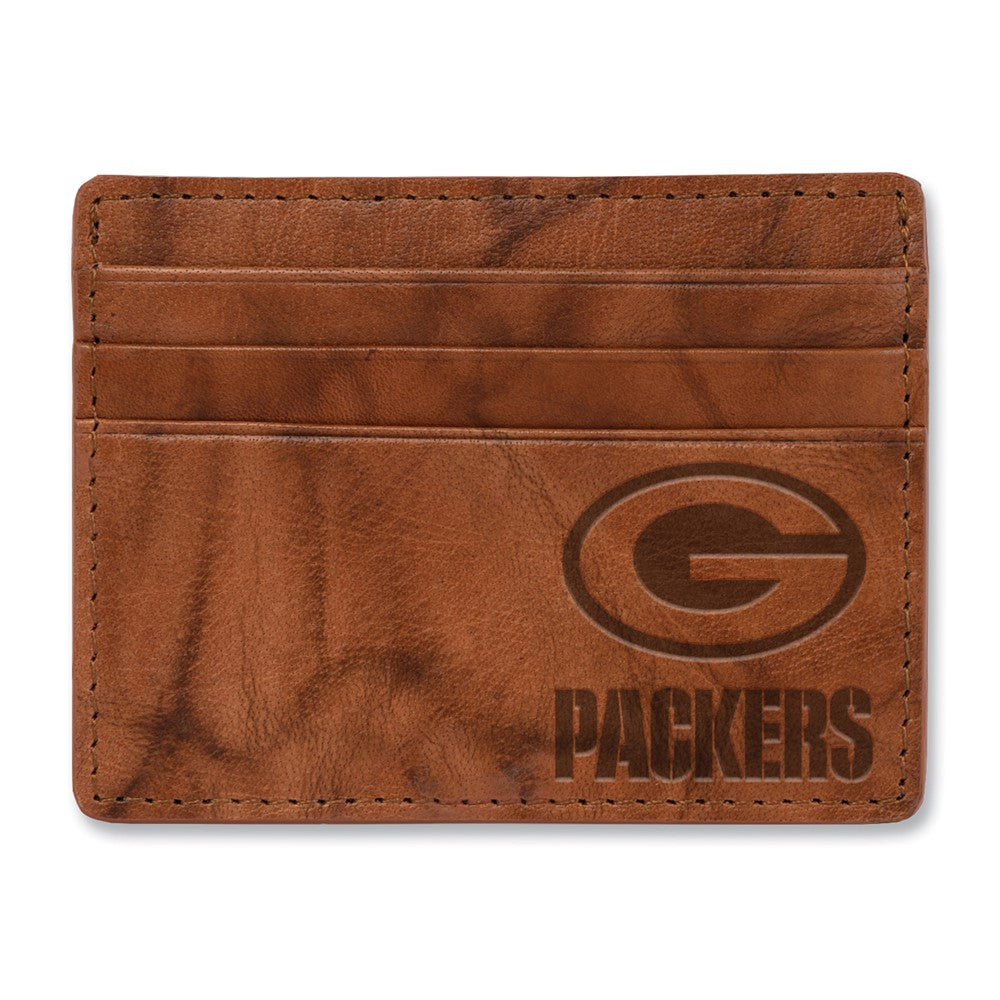 NFL Rico Industries Green Bay Packers  Leather Credit Cart Wallet