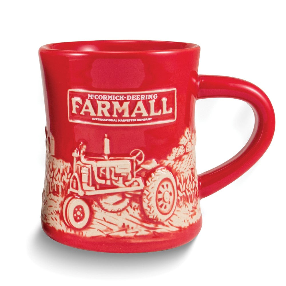 Farmall F-20 Model Raised-Relief Design 12 ounce Stoneware Diner Mug