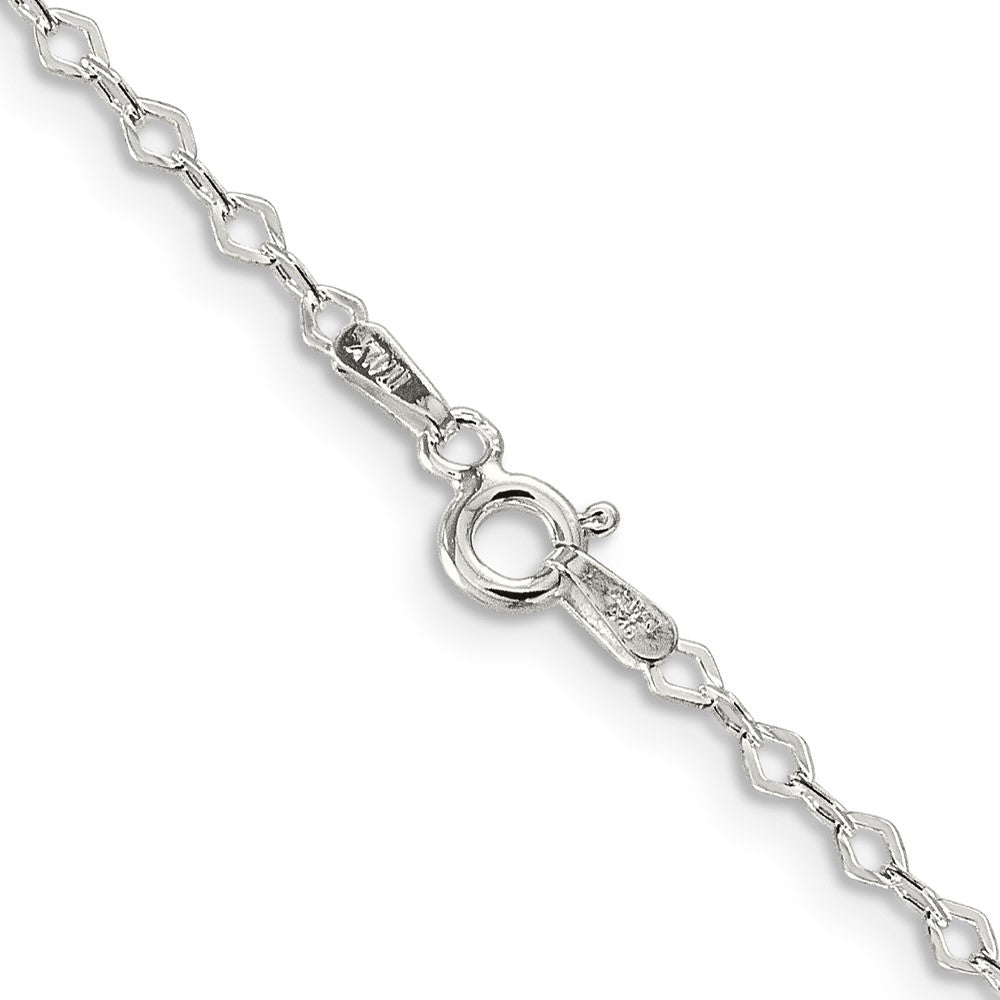 Sterling Silver 2.25mm Fancy Navette Link Chain 20 Inches