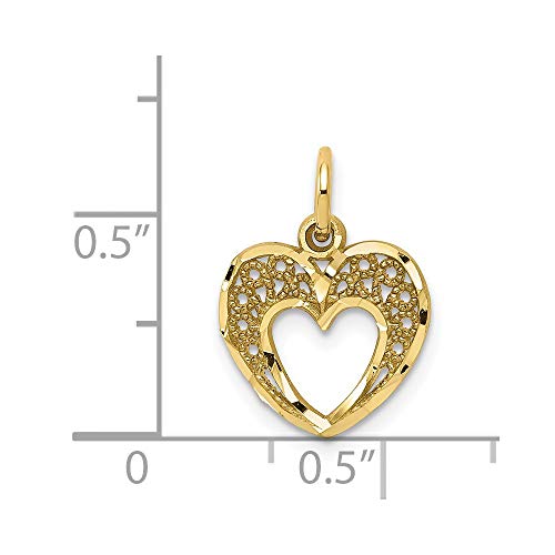 Quality Gold 14k Two-tone Polished with Red CZs Crucifix Pendant