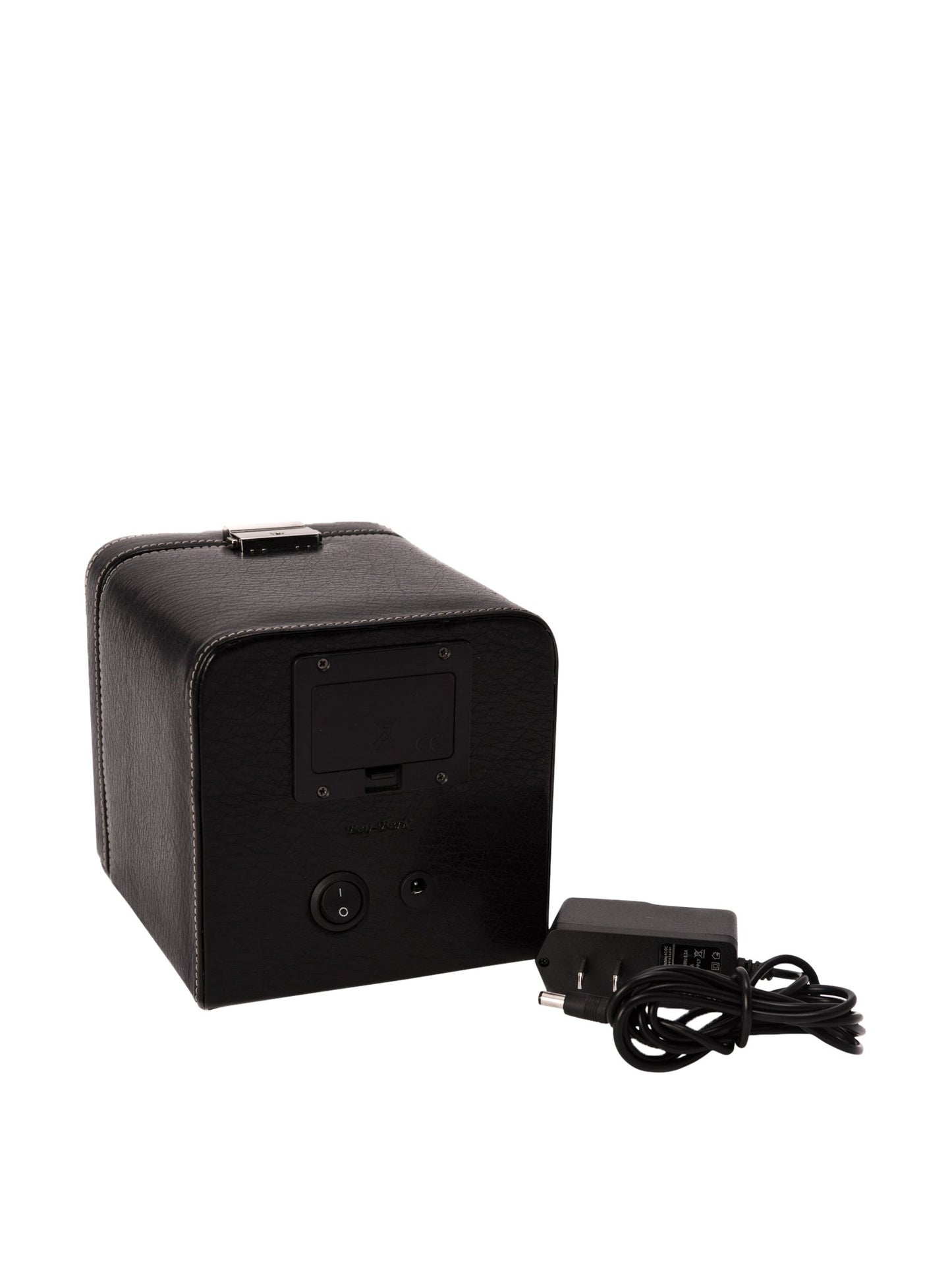 Black Leather Watch Winder - 6L x 5.25W x 5.5H in.