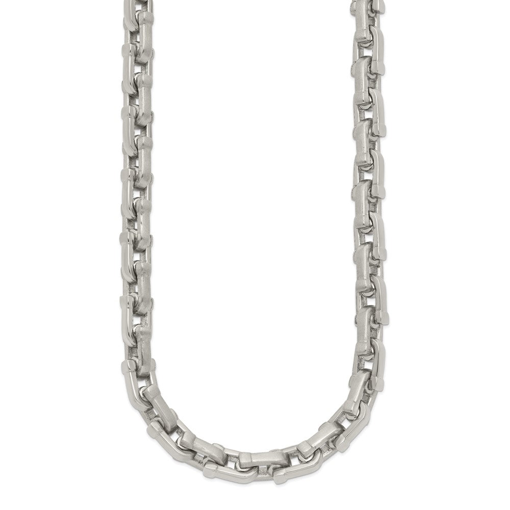 Stainless Steel Brushed and Polished 24in Necklace