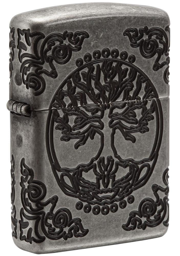 Zippo Armor Tree of Life Design Windproof Pocket Lighter