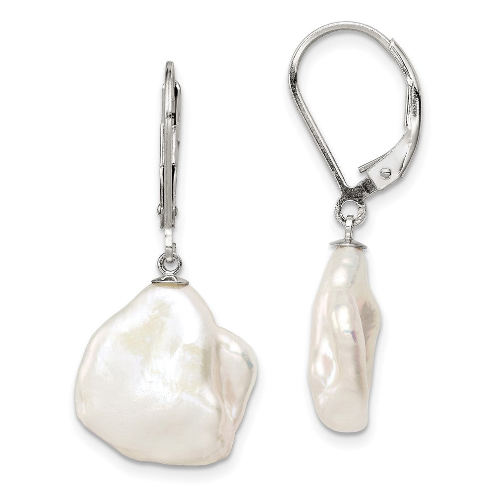 Cheryl M Sterling Silver Rhodium-plated with Gold-plated Accent XO Brilliant-cut 6.5mm CZ Stud Post Earrings