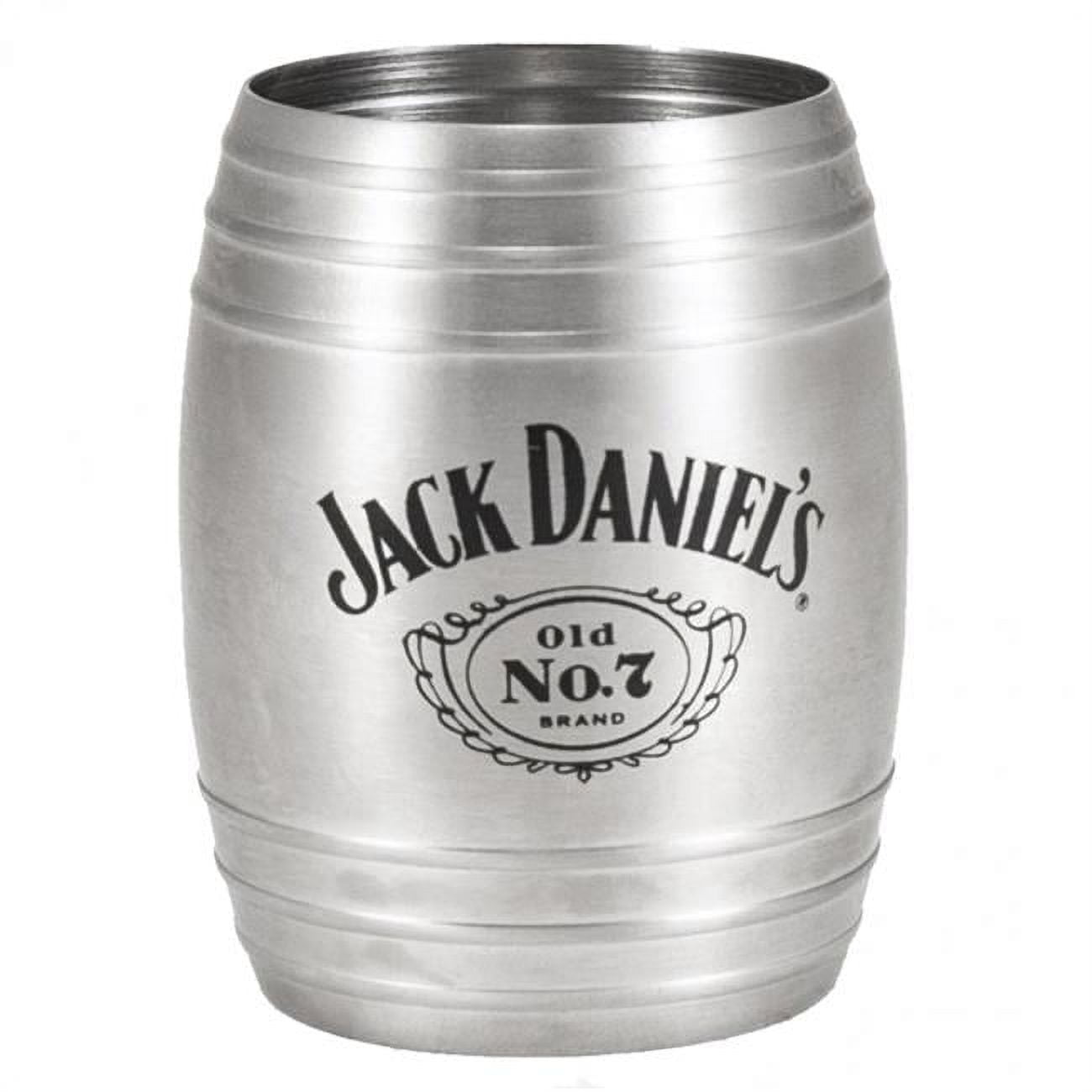 Jack Daniels 803082 Jack Daniels 2-Chamber Metal Barrel Jigger