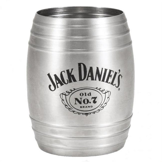 Jack Daniels 803082 Jack Daniels 2-Chamber Metal Barrel Jigger