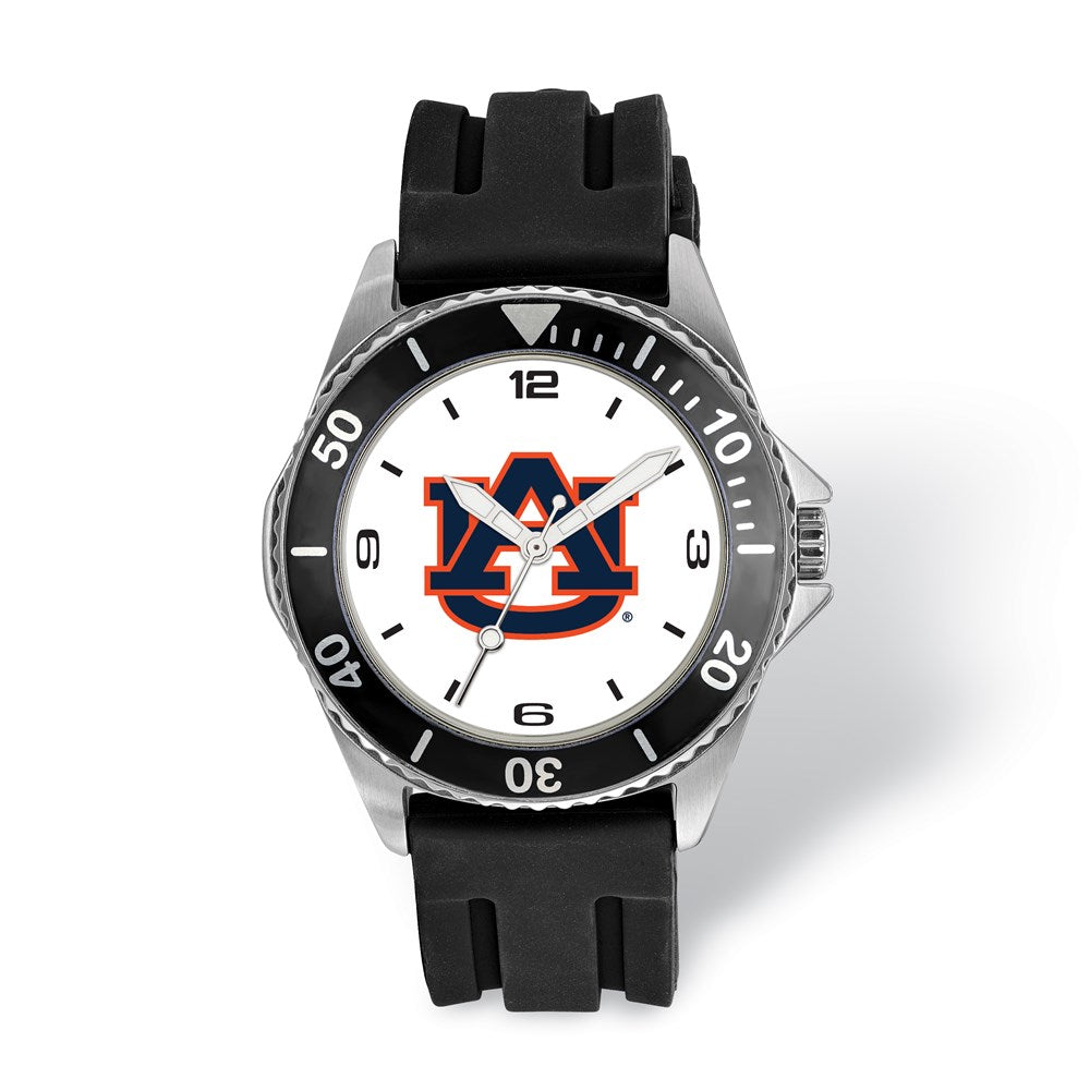 LogoArt Auburn University Collegiate Gents Silicone Strap Quartz Watch QAU169