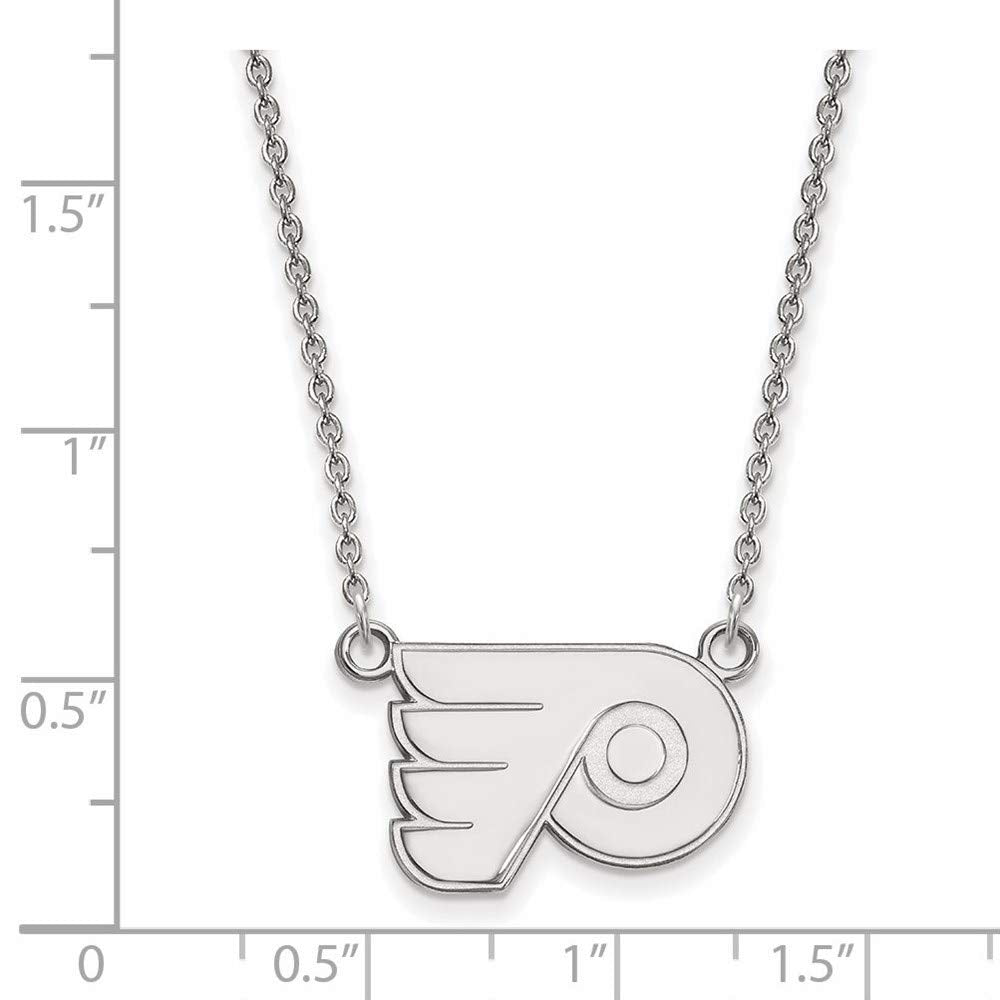 Women's Philadelphia Flyers Sterling Silver Small Pendant Necklace