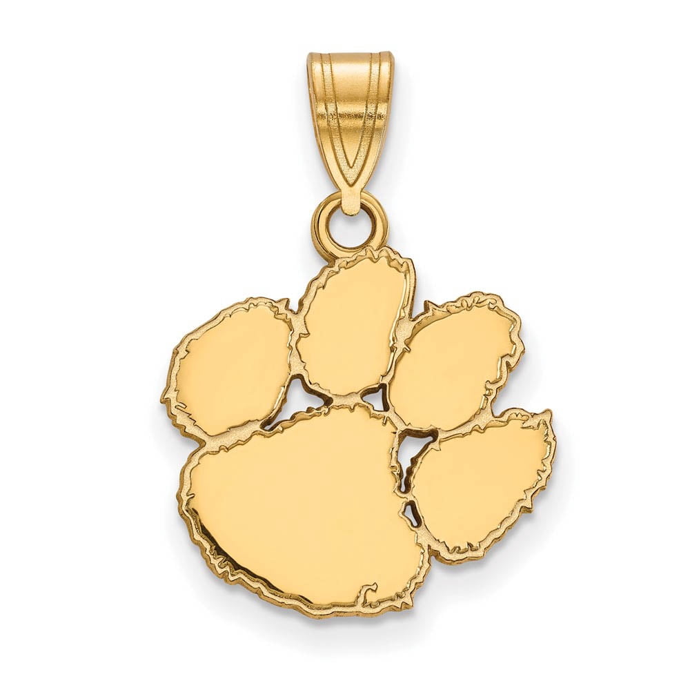 10k Gold LogoArt Clemson University Tiger Paw Medium Pendant Q1Y003CU