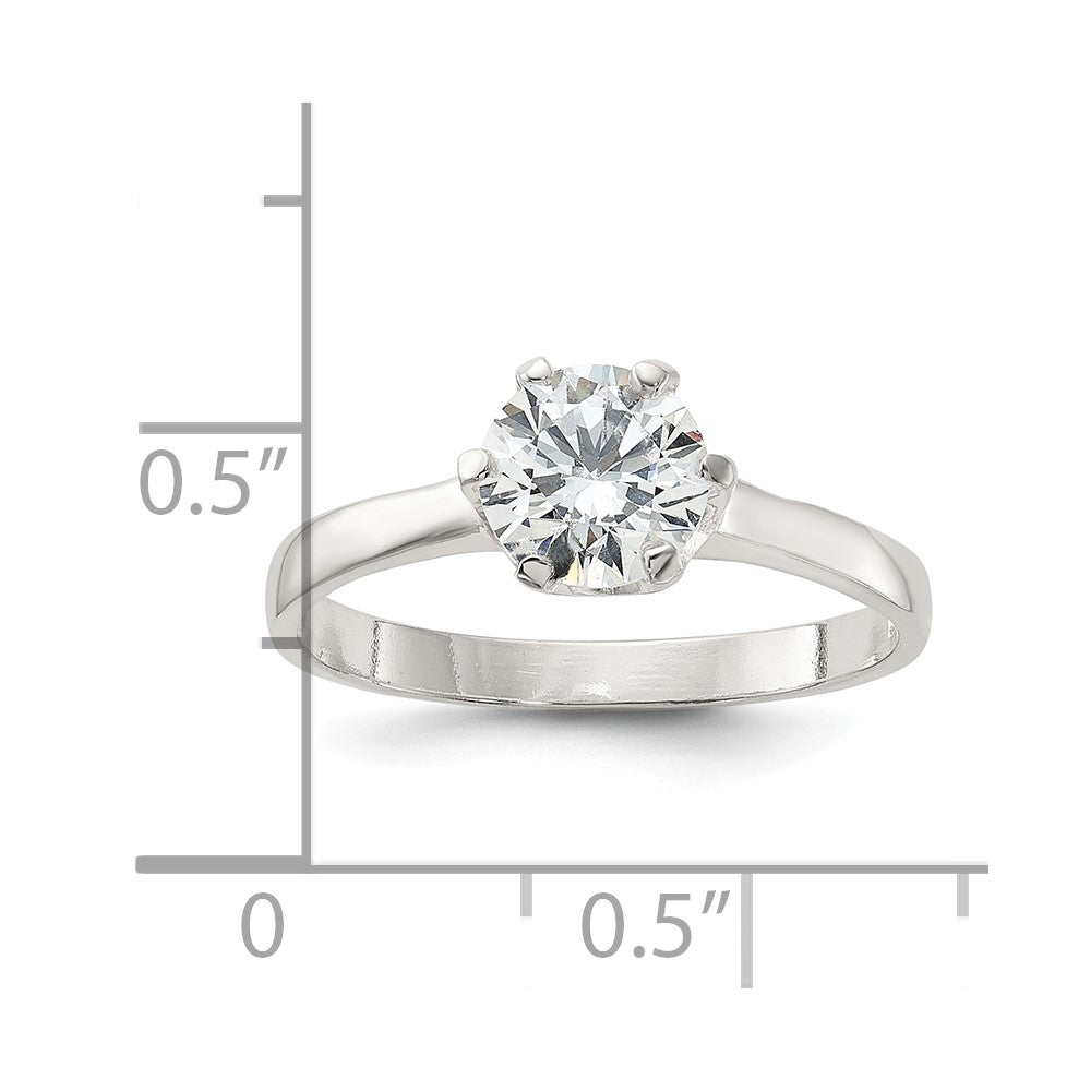 Sterling Silver CZ Ring