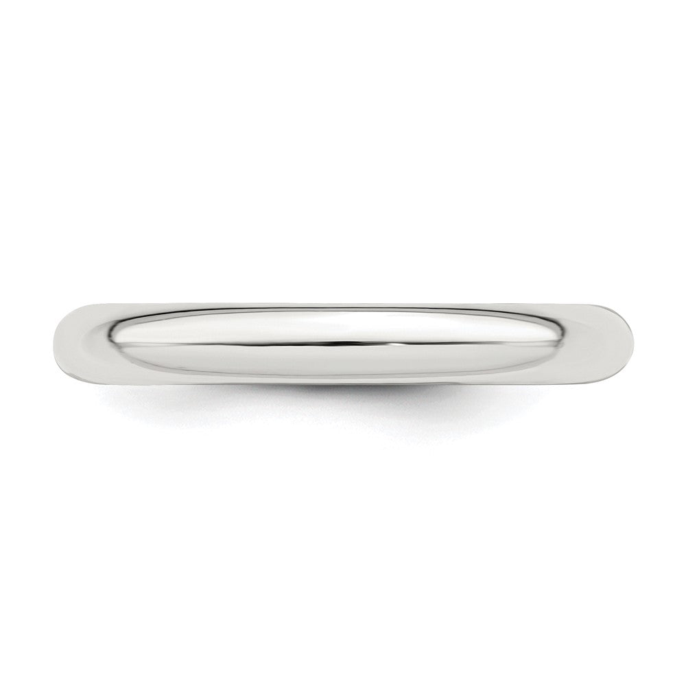 Sterling Silver 3mm Comfort Fit Size 7 Band