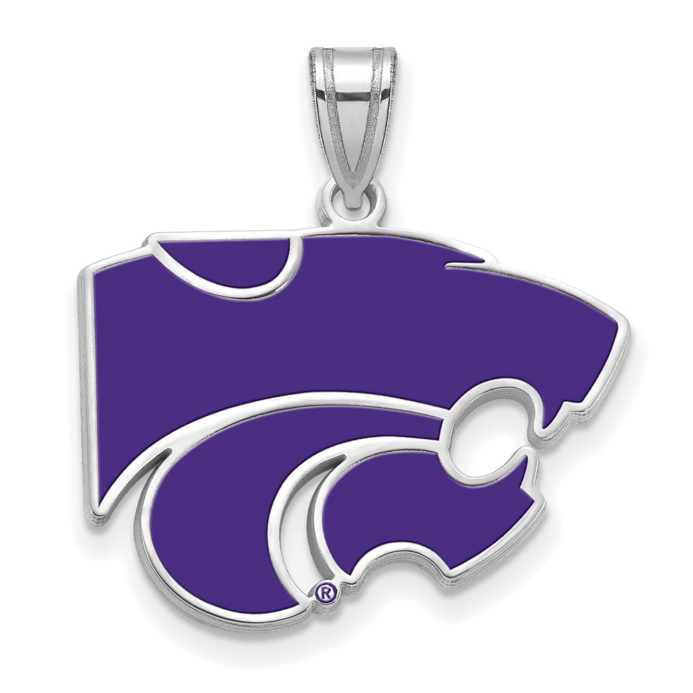 Large (3/4 Inch) Enamel Pendant (Sterling Silver)
