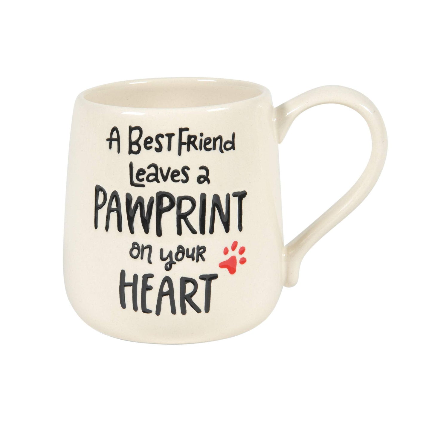 Enesco Pawprint on Heart Mug 1 ea