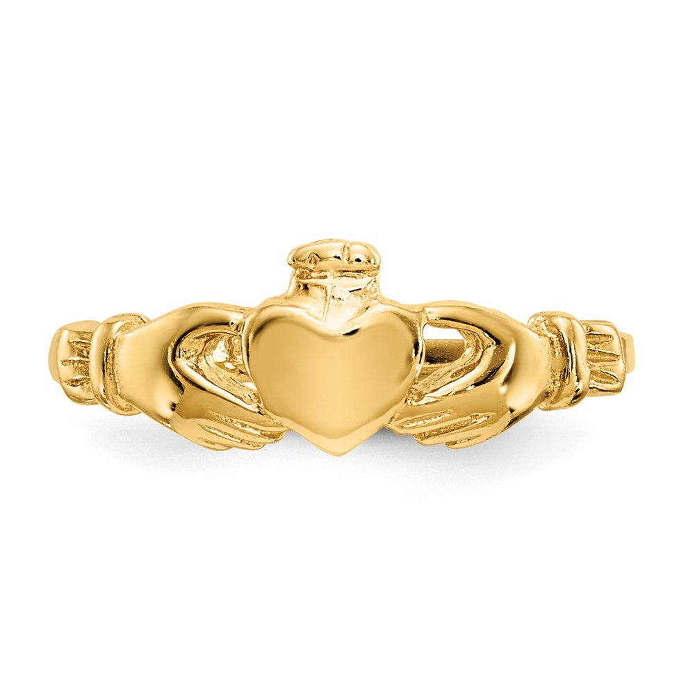 14k Madi K Claddagh Baby Ring Size 3