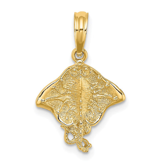 14K Stingray Charm