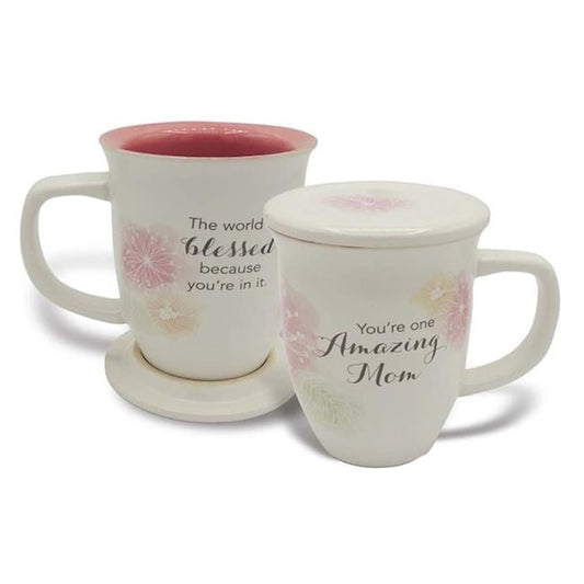 CA Gift 21041X Mug with Coaster - Amazing Mom