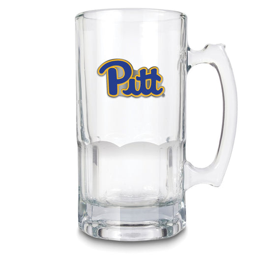 NCAA University of Pittsburgh Glass 32 ounce Macho Mug