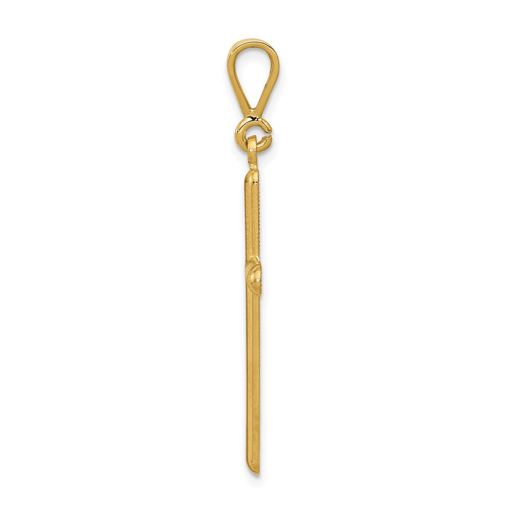 10k Cross Pendant Yellow Gold