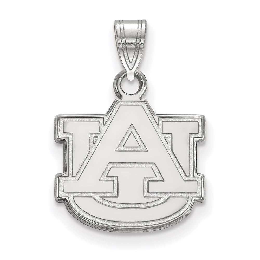LogoArt Sterling Silver Auburn University Small Pendant Necklace Female Adult