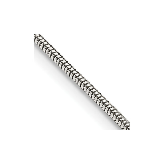 Sterling Silver 1.5mm Round Snake Chain 20 Inches