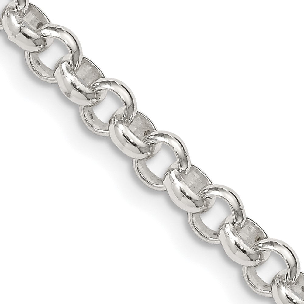 Sterling Silver 4.6mm Rolo Chain 18 Inches
