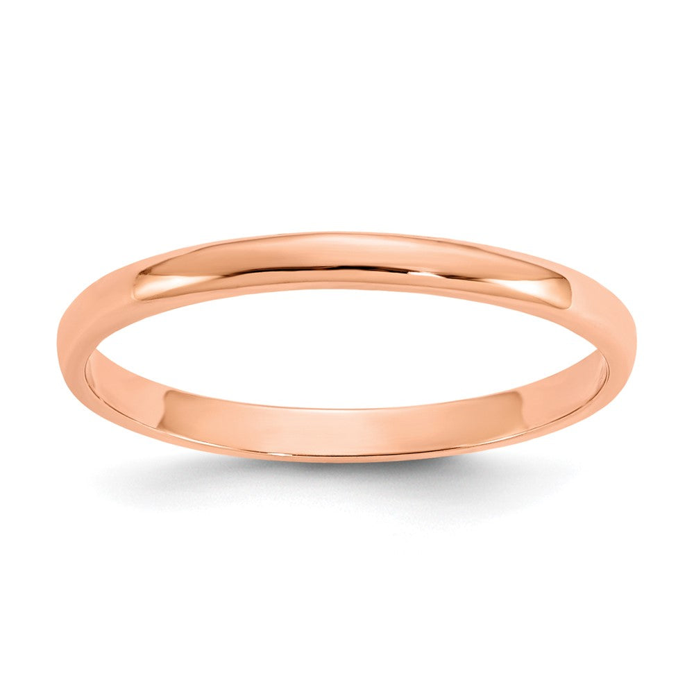 14K Rose Gold Madi K Polished Ring Size 3