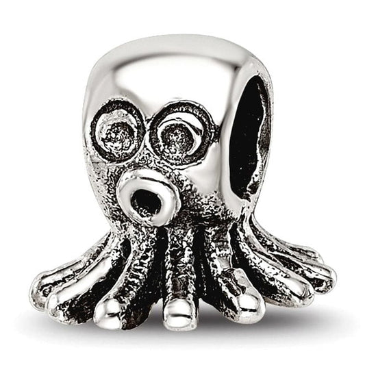 Sterling Silver Reflections Kids Octopus Bead