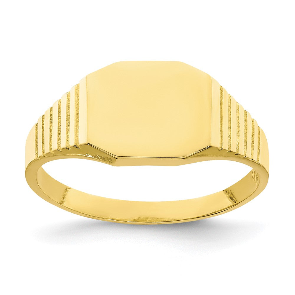10K Signet Small Sized Ring Size 1.5