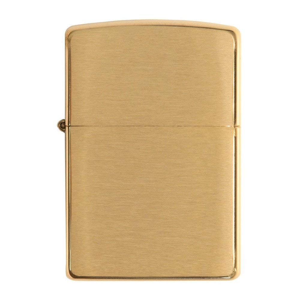 Zippo Armor Brushed Brass Pocket Lighter